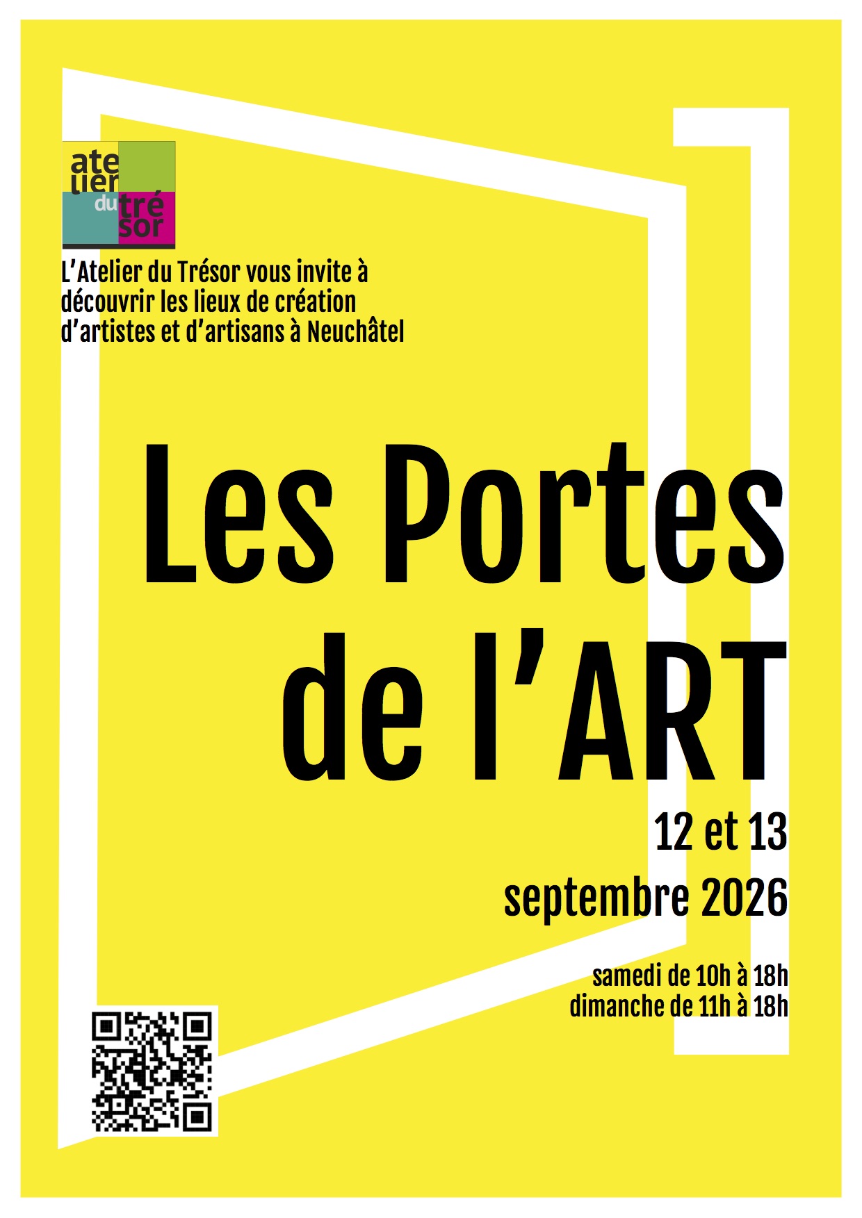 Lire la suite à propos de l’article LA BOÎTE NOIRE PARTICIPE AUX PORTES DE L&rsquo;ART 2026